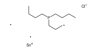dibutyl-[3-[chloro(dimethyl)stannyl]propyl]phosphane Structure