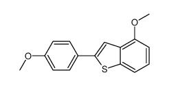 4-methoxy-2-(4-methoxyphenyl)-1-benzothiophene结构式