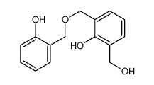 2-(hydroxymethyl)-6-[(2-hydroxyphenyl)methoxymethyl]phenol结构式