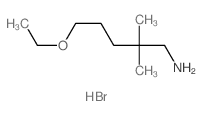 5-ethoxy-2,2-dimethyl-pentan-1-amine结构式