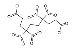 4,4,7,7-Tetranitro-decan-1,10-disaeure-dichlorid Structure