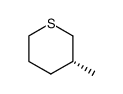 (+)-(R)-3-methylthiacyclohexane Structure