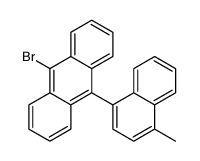 9-bromo-10-(4-methylnaphthalen-1-yl)anthracene结构式