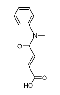 trans-N-methylphenylcarbamoylpropenoic acid Structure