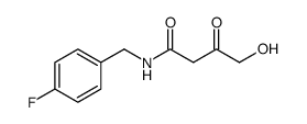 Butanamide, N-[(4-fluorophenyl)methyl]-4-hydroxy-3-oxo结构式