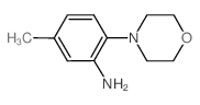5-Methyl-2-(4-morpholinyl)aniline Structure