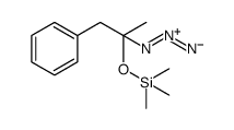 Benzene, [2-azido-2-[(trimethylsilyl)oxy]propyl] Structure