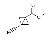Bicyclo[1.1.0]butane-1-carboximidic acid, 3-cyano-, methyl ester Structure