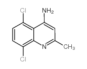 5,8-dichloro-2-methylquinolin-4-amine structure