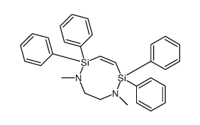 1,6-dimethyl-2,2,5,5-tetraphenyl-7,8-dihydro-1,6,2,5-diazadisilocine Structure