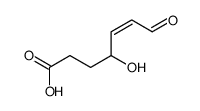 4-hydroxy-7-oxohept-5-enoic acid结构式