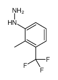 [2-methyl-3-(trifluoromethyl)phenyl]hydrazine Structure