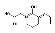 (E)-N-(2-amino-2-oxoethyl)-2-propylpent-2-enamide Structure