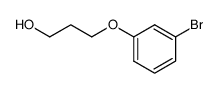 3-(3-bromophenoxy)propan-1-ol Structure