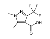 1H-Pyrazole-4-carboxylic acid, 1,5-dimethyl-3-(trifluoromethyl) Structure
