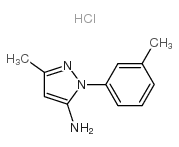 3-Methyl-1-m-tolyl-1H-pyrazol-5-amine structure