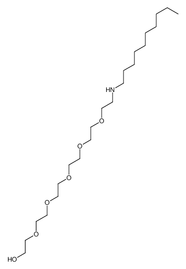 2-[2-[2-[2-[2-[2-(decylamino)ethoxy]ethoxy]ethoxy]ethoxy]ethoxy]ethanol Structure