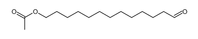 13-acetoxy-tridecanal Structure