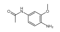 N-(4-amino-3-methoxyphenyl)acetamide结构式