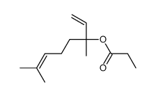 ()-1,5-dimethyl-1-vinylhex-4-enyl propionate picture