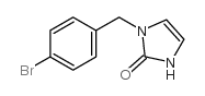 3-[(4-bromophenyl)methyl]-1H-imidazol-2-one Structure