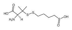 (S)-2-Amino-3-methyl-3-(4-sulfino-butyldisulfanyl)-butyric acid Structure