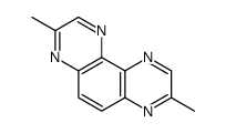 3,8-dimethylpyrazino[2,3-f]quinoxaline Structure