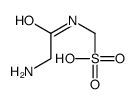 [(2-aminoacetyl)amino]methanesulfonic acid结构式