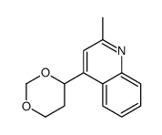 4-(1,3-dioxan-4-yl)-2-methylquinoline Structure