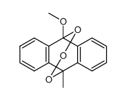 9-Methoxy-10-methyl-anthracen-9,10-ozonid结构式