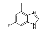 6-fluoro-4-iodo-1H-benzoimidazole结构式