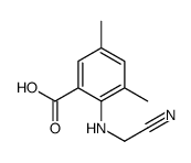 Anthranilicacid,N-(cyanomethyl)-3,5-dimethyl-(6CI) structure