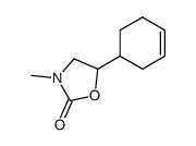 5-cyclohex-3-enyl-3-methyl-oxazolidin-2-one结构式