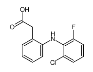 2-[2-(2-chloro-6-fluoroanilino)phenyl]acetic acid Structure