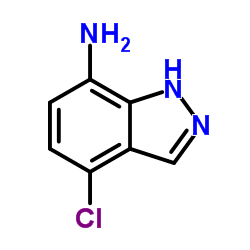 4-Chloro-1H-indazol-7-amine Structure