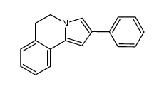 2-phenyl-5,6-dihydro-pyrrolo[2,1-a]isoquinoline结构式