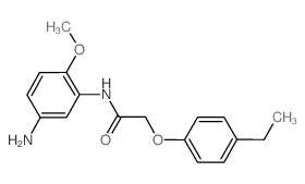 N-(5-Amino-2-methoxyphenyl)-2-(4-ethylphenoxy)-acetamide结构式