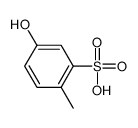 5-hydroxy-2-methylbenzenesulfonic acid结构式