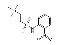 2-(trimethylsilanyl)ethanesulfonic acid (2-nitrophenyl)amide结构式