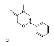 N,N-dimethyl-2-(pyridin-1-ium-1-ylamino)oxyacetamide,chloride Structure