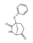 1-(phenylthio)-6-azabicyclo[3.2.1]octane-4,7-dione结构式