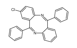 2-chloro-6,12-diphenyl-dibenzo[b,f][1,5]diazocine结构式