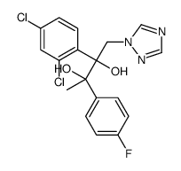 (2R,3R)-2-(2,4-dichlorophenyl)-3-(4-fluorophenyl)-1-(1,2,4-triazol-1-yl)butane-2,3-diol Structure