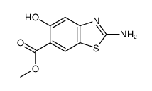 6-Benzothiazolecarboxylicacid,2-amino-5-hydroxy-,methylester(6CI) structure