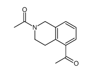 1,1'-(3,4-DIHYDROISOQUINOLINE-2,5(1H)-DIYL)DIETHANONE Structure