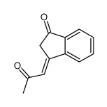 3-(2-oxopropylidene)inden-1-one Structure