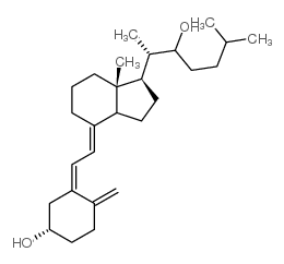 22-hydroxycholecalciferol Structure