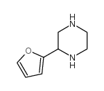 2-呋喃-2-基-哌嗪结构式