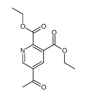 diethyl 5-acetylpyridine-2,3-dicarboxylate Structure