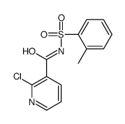 2-chloro-N-(2-methylphenyl)sulfonylpyridine-3-carboxamide Structure